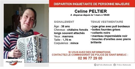 celine pelletier saint brieuc|Disparition inquiétante à Saint.